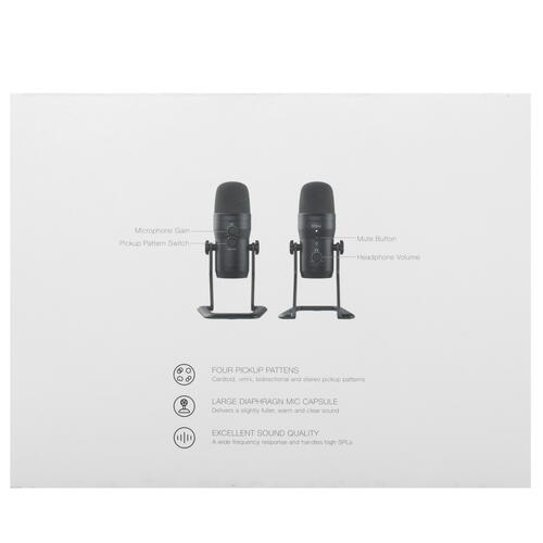 Купить Микрофон Fifine K690 черный  4722310. Характеристики, отзывы и цены в Донецке