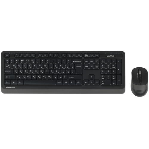 Купить Клавиатура+мышь беспроводная   A4Tech Fstyler FG1010 черный  1395911. Характеристики, отзывы и цены в Донецке