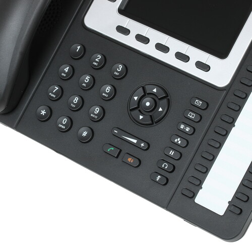 Купить Телефон VoIP Grandstream GXP-2160 черный  7930293. Характеристики, отзывы и цены в Донецке