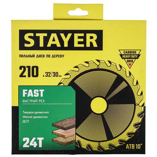 Купить Диск пильный STAYER 3680-210-32-24_z01  9107320. Характеристики, отзывы и цены в Донецке