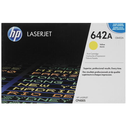 Купить Картридж лазерный HP 642A (CB402A) желтый, с чипом  0107459. Характеристики, отзывы и цены в Донецке