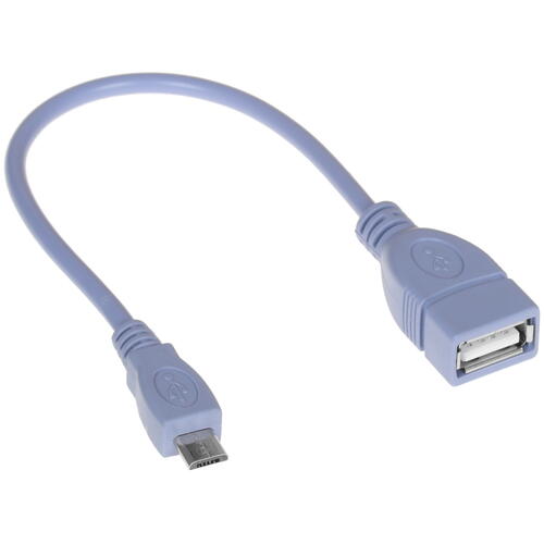 Купить OTG-кабель DEXP фиолетовый  1089787. Характеристики, отзывы и цены в Донецке