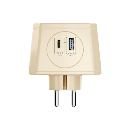 Купить Разветвитель AGNI TP-WJ2U3E-ivory бежевый  9354086. Характеристики, отзывы и цены в Донецке