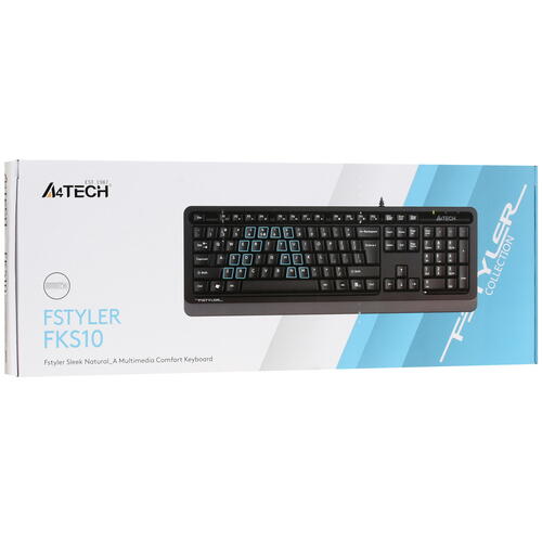 Купить Клавиатура  проводная A4Tech Fstyler FKS10  4888892. Характеристики, отзывы и цены в Донецке