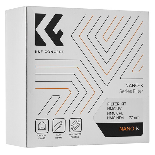Купить Набор светофильтров K&F Concept (MCUV/CPL/ND4) + Filter Pouch 77 мм  9128856. Характеристики, отзывы и цены в Донецке