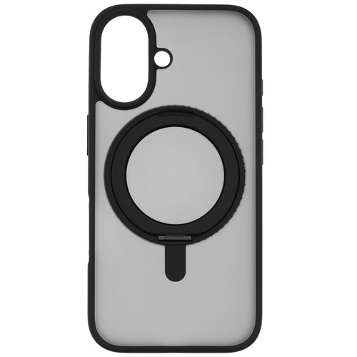 Купить Накладка  uBear Clip 360 Mag Case для Apple iPhone 16 черный/прозрачный  5474354. Характеристики, отзывы и цены в Донецке