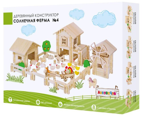 Купить Конструктор Лесовичок Солнечная ферма №4  9142191. Характеристики, отзывы и цены в Донецке