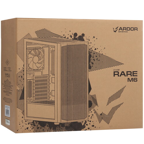 Купить Корпус ARDOR GAMING Rare M6  черный  5437180. Характеристики, отзывы и цены в Донецке