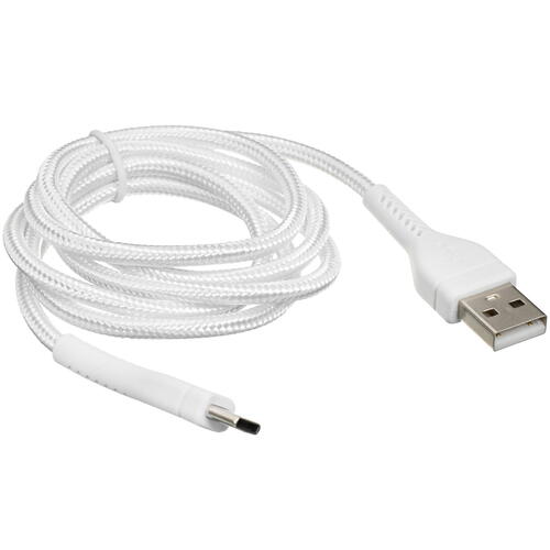 Купить Кабель круглый DEXP USB Type-C - USB 2.0 Type-A белый 1 м  1285504. Характеристики, отзывы и цены в Донецке