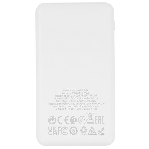 Купить Портативный аккумулятор Borofone BJ48 Mini белый  5603881. Характеристики, отзывы и цены в Донецке