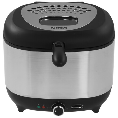 Купить Фритюрница Kitfort КТ-6838 серый  9287531. Характеристики, отзывы и цены в Донецке