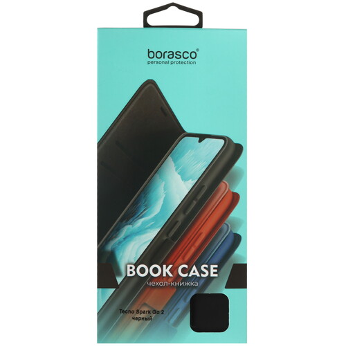 Купить Чехол-книжка  BoraSCO Book Case для Tecno SPARK GO 2 черный  5629888. Характеристики, отзывы и цены в Донецке