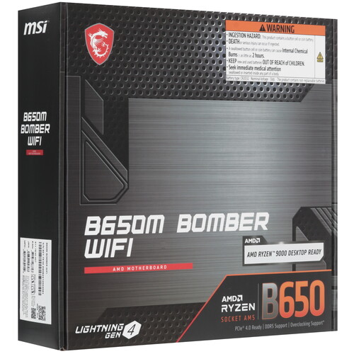 Купить Материнская плата MSI B650M BOMBER WIFI  5611931. Характеристики, отзывы и цены в Донецке