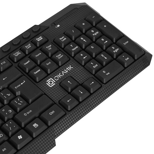 Купить Клавиатура+мышь беспроводная   Oklick 205MK черный  5603248. Характеристики, отзывы и цены в Донецке