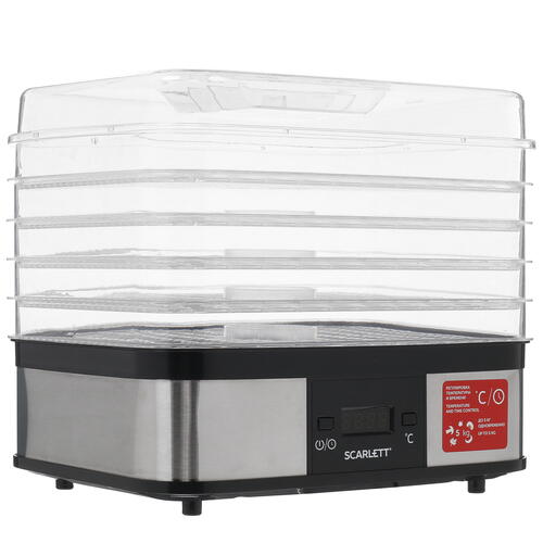 Купить Сушилка для овощей и фруктов Scarlett SC-FD421T19 серебристый  8168377. Характеристики, отзывы и цены в Донецке