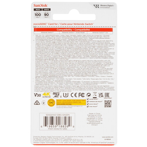 Купить Карта памяти SanDisk for Nintendo Switch microSDXC 128 ГБ [SDSQXAO-128G-GN3ZN]  5470850. Характеристики, отзывы и цены в Донецке
