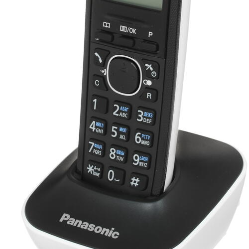 Купить Телефон беспроводной (DECT) Panasonic KX-TG1611RUW  0133103. Характеристики, отзывы и цены в Донецке
