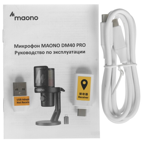 Купить Микрофон Maono DM40 PRO белый  5623732. Характеристики, отзывы и цены в Донецке