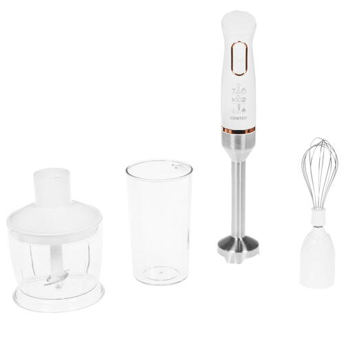 Купить Блендер погружной Centek CT-1347 белый  8156557. Характеристики, отзывы и цены в Донецке
