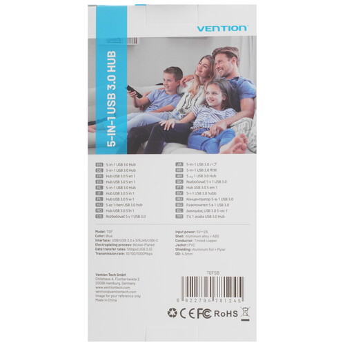 Купить Док-станция Vention TGFSB  9159626. Характеристики, отзывы и цены в Донецке
