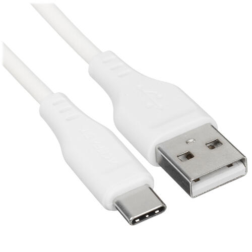 Купить Кабель круглый ACEFAST USB Type-C - USB 2.0 Type-A белый 1.2 м  5415426. Характеристики, отзывы и цены в Донецке