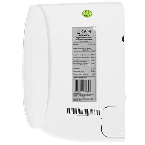 Купить Кондиционер настенный сплит-система Rovex RS-12CST4/RS-12CST4 белый  8173456. Характеристики, отзывы и цены в Донецке