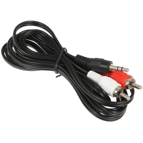Купить Кабель   Aceline 3.5 mm jack - RCA x2 черный  1380012. Характеристики, отзывы и цены в Донецке