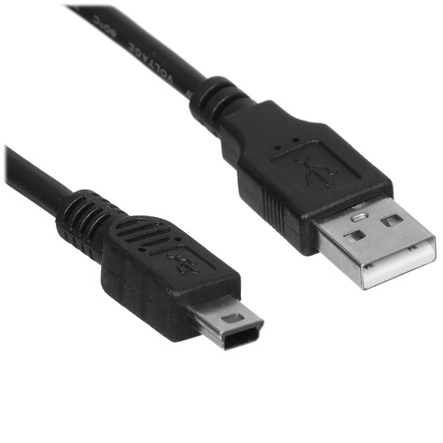 Купить Кабель круглый Telecom mini USB - USB 2.0 Type-A черный 3 м  5471463. Характеристики, отзывы и цены в Донецке
