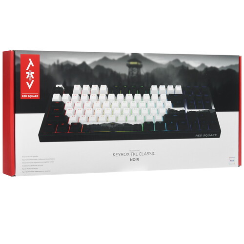 Купить Клавиатура  проводная Red Square Keyrox TKL Classic Noir  5445810. Характеристики, отзывы и цены в Донецке