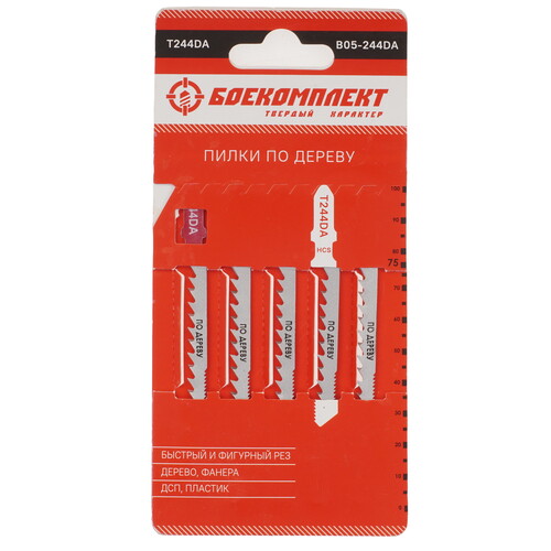 Купить Пилки для лобзика БОЕКОМПЛЕКТ B05-244DA  5305218. Характеристики, отзывы и цены в Донецке