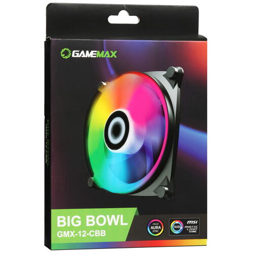 Купить Вентилятор GameMAX GMX-12-CBB  9908124. Характеристики, отзывы и цены в Донецке