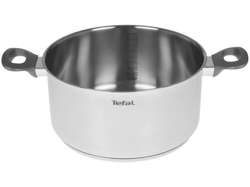 Купить Кастрюля Tefal Daily Cook G7124645 4.5 л 24 см серебристый  1230623. Характеристики, отзывы и цены в Донецке
