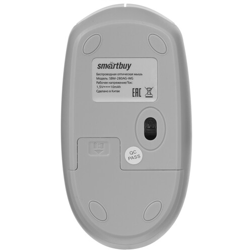 Купить Мышь беспроводная Smartbuy ONE SBM-280AG-WG  белый  4763068. Характеристики, отзывы и цены в Донецке