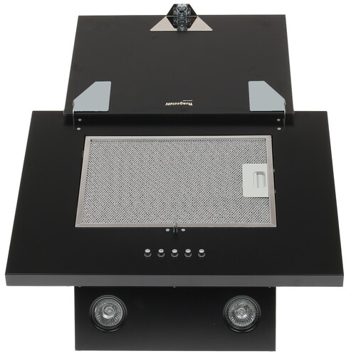 Купить Вытяжка наклонная Weissgauff Gamma 50 PB BL черный/черный  8122554. Характеристики, отзывы и цены в Донецке