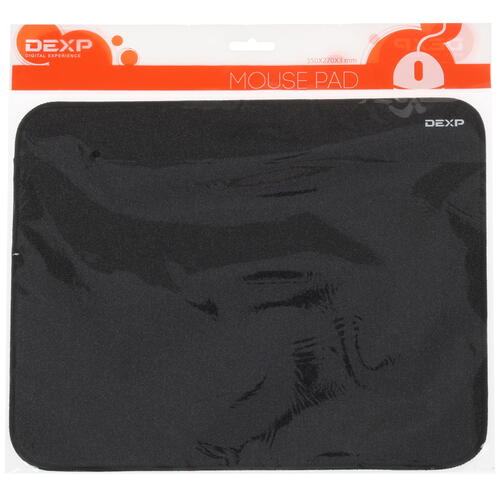 Купить Коврик DEXP OM-M Office black cotton (M) черный  1609989. Характеристики, отзывы и цены в Донецке