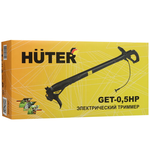 Купить Триммер электрический Huter GET-0.5HP  5618727. Характеристики, отзывы и цены в Донецке