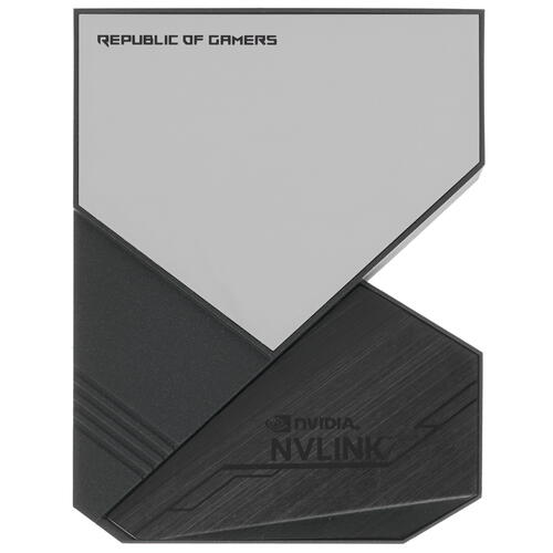 Купить SLI BRIDGE ROG GeForce RTX NVLink AURA support-4SLOT 80 mm (4 slot)  1303210. Характеристики, отзывы и цены в Донецке
