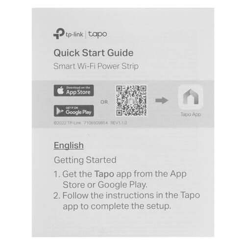 Купить Умный сетевой фильтр TP-Link Tapo P300  5416561. Характеристики, отзывы и цены в Донецке