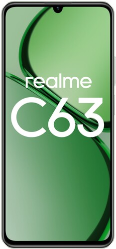 Купить 6.74" Смартфон realme C63 256 ГБ зеленый  5487651. Характеристики, отзывы и цены в Донецке