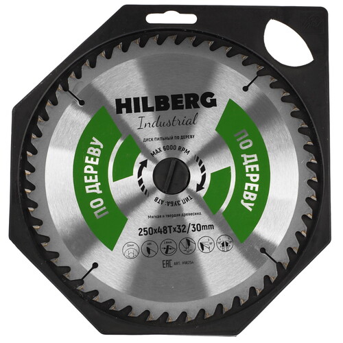 Купить Диск пильный Hilberg Industrial HW254  5489593. Характеристики, отзывы и цены в Донецке