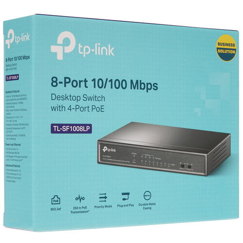 Купить Коммутатор TP-Link TL-SF1008LP  8194193. Характеристики, отзывы и цены в Донецке