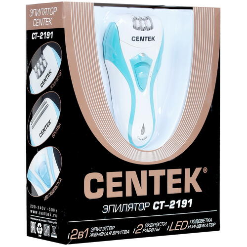 Купить Эпилятор Centek CT-2191  1104524. Характеристики, отзывы и цены в Донецке