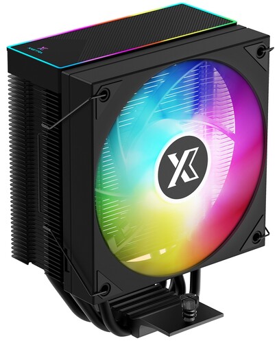 Купить Кулер для процессора XASTRA AR400 ARGB BK  5615738. Характеристики, отзывы и цены в Донецке