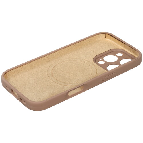 Купить Накладка  BoraSCO Liquid Case для Apple iPhone 16 Pro бежевый  5601746. Характеристики, отзывы и цены в Донецке