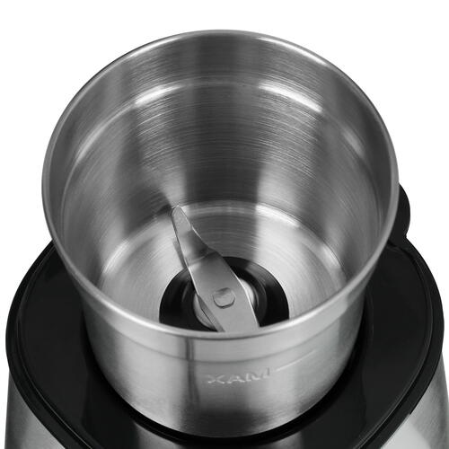 Купить Кофемолка электрическая DEXP CG-220S серебристый  5099104. Характеристики, отзывы и цены в Донецке