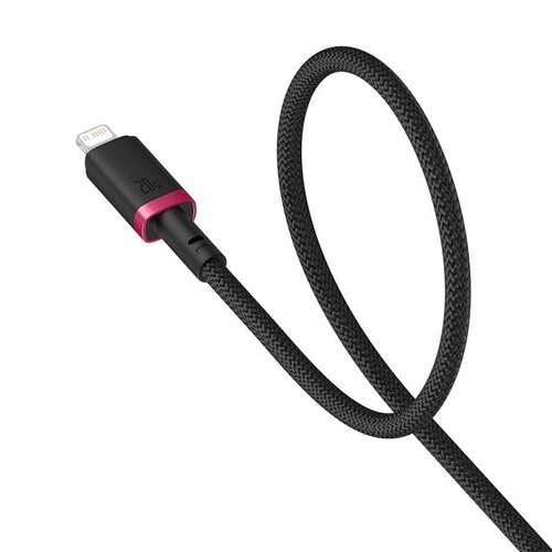 Купить Кабель круглый Baseus Lightning 8-pin - USB Type-C красный 2 м  5627542. Характеристики, отзывы и цены в Донецке