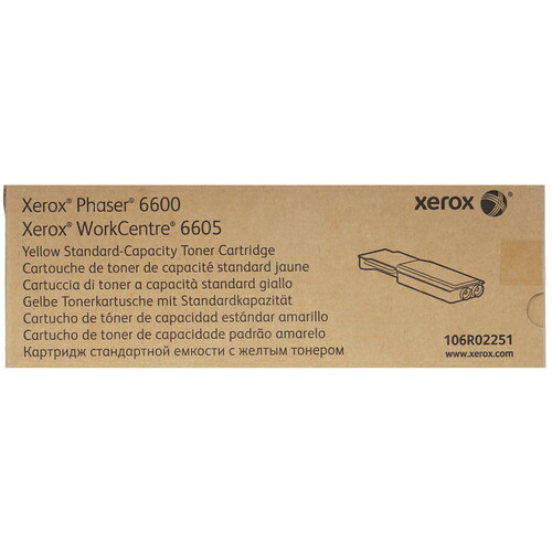 Купить Картридж лазерный Xerox 106R02251 желтый, с чипом  7974237. Характеристики, отзывы и цены в Донецке