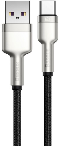 Купить Кабель круглый Baseus USB Type-C - USB 2.0 Type-A черный 1 м  9167139. Характеристики, отзывы и цены в Донецке