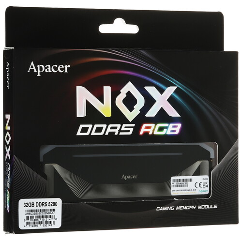 Купить Оперативная память Apacer NOX RGB  5616571. Характеристики, отзывы и цены в Донецке