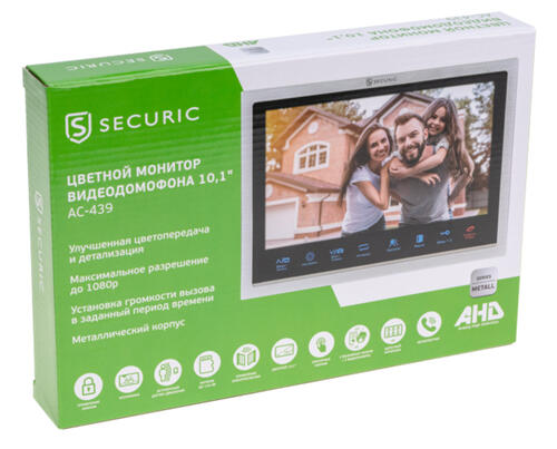 Купить 10.1" Монитор видеодомофона Securic 45-0439  9096228. Характеристики, отзывы и цены в Донецке